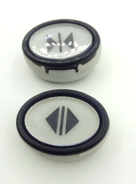 电梯 菱王按钮关W椭圆形客货梯白色指令关菱王电梯