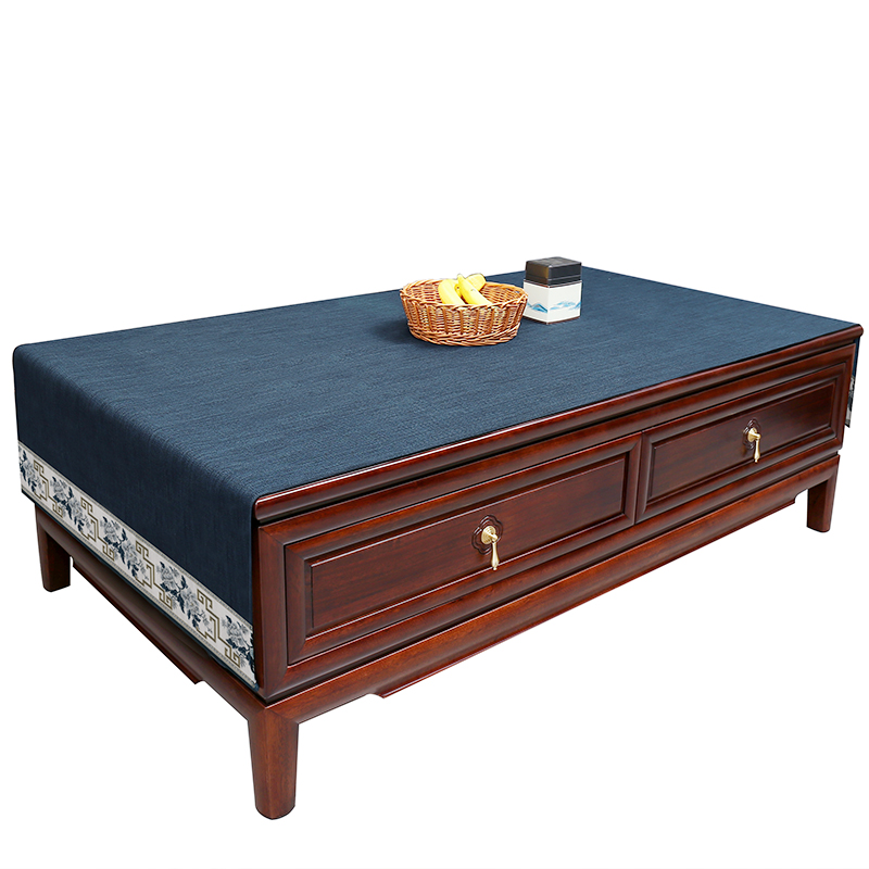 中式茶几桌布实木家具盖巾电视柜台布边柜家具防烫防尘桌垫茶几巾