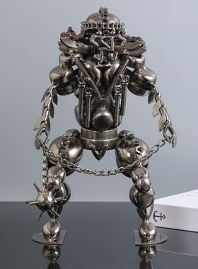 终结者器金属铁血战士甲魔兽装饰品男孩电视柜摆设