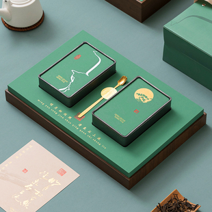茶叶摆泡空礼盒岩茶礼盒空盒肉桂泡袋红茶包装盒礼盒装空盒定制