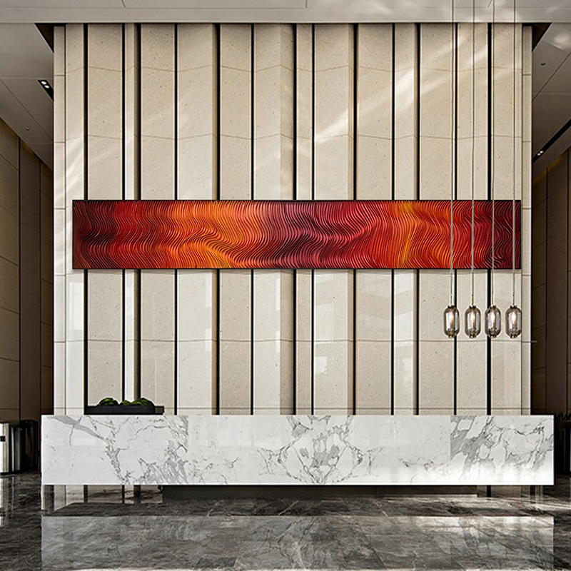 简约高级背景墙立体装饰画卧室床头新款壁画酒店会所饭厅艺术挂画图片