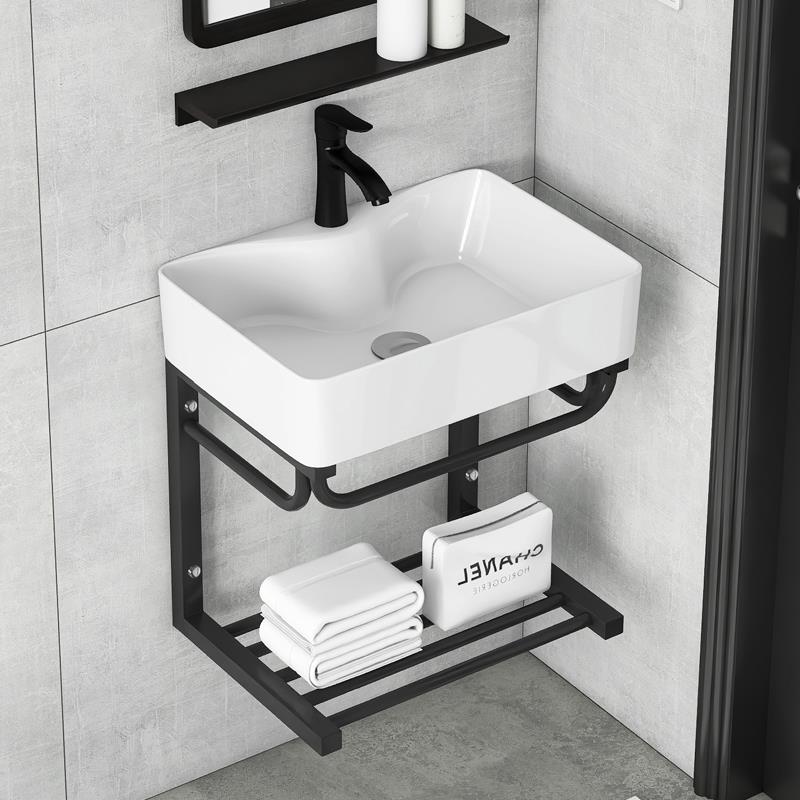 家用小户型卫生间陶瓷洗手盆单盆洗脸盆柜洗漱台一体面盆台盆