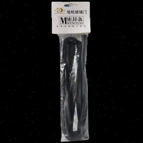 厂家直供玻璃门夹玻璃门滑轨配件 兴达8厘地轮玻璃门滑轨密封条