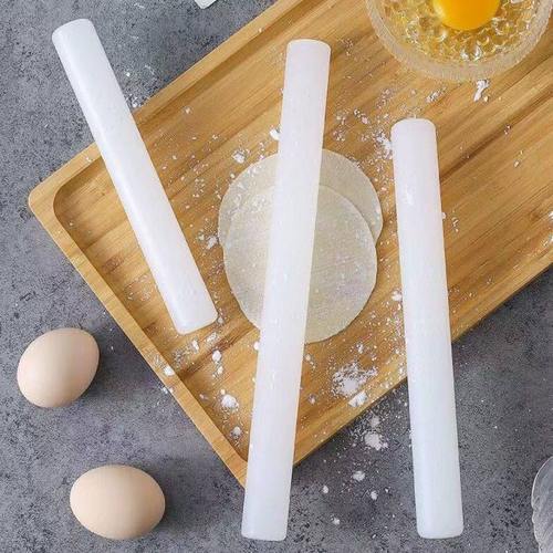 【佰汇胜锋】家用不粘实心白色pp擀面杖大号加长擀面杖