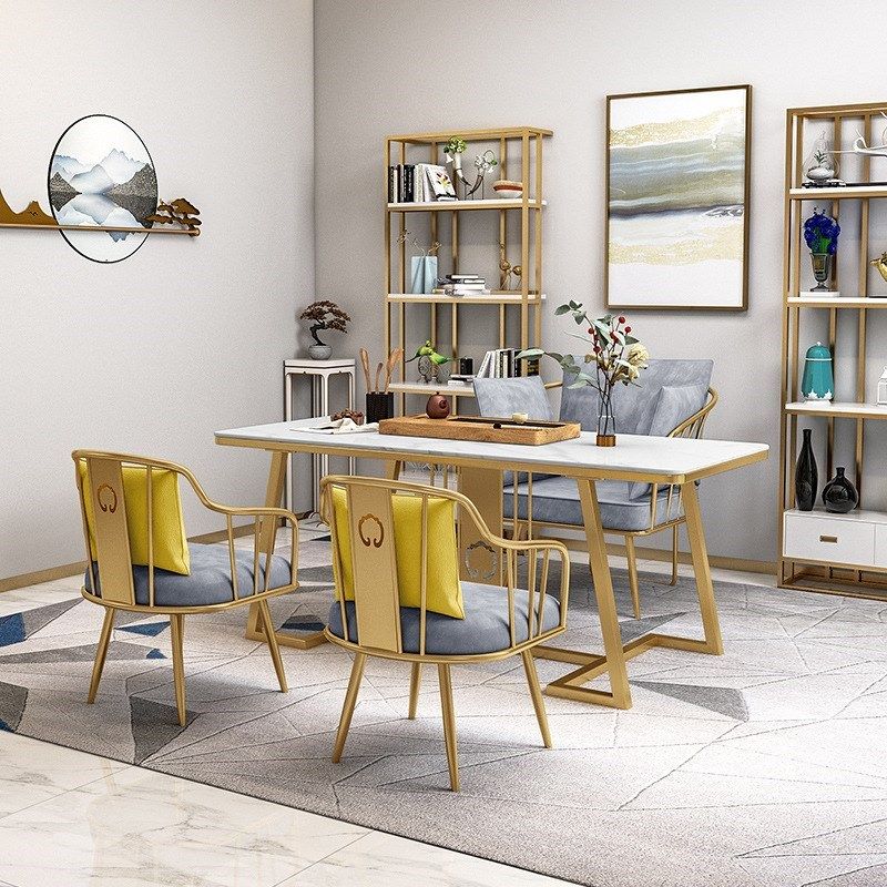 新大理石茶桌椅 家用小户型铁艺茶台茶馆公司时尚泡茶桌,住宅家具,家用茶台/茶桌,淘宝优惠券,粉丝福利购,淘宝优惠卷