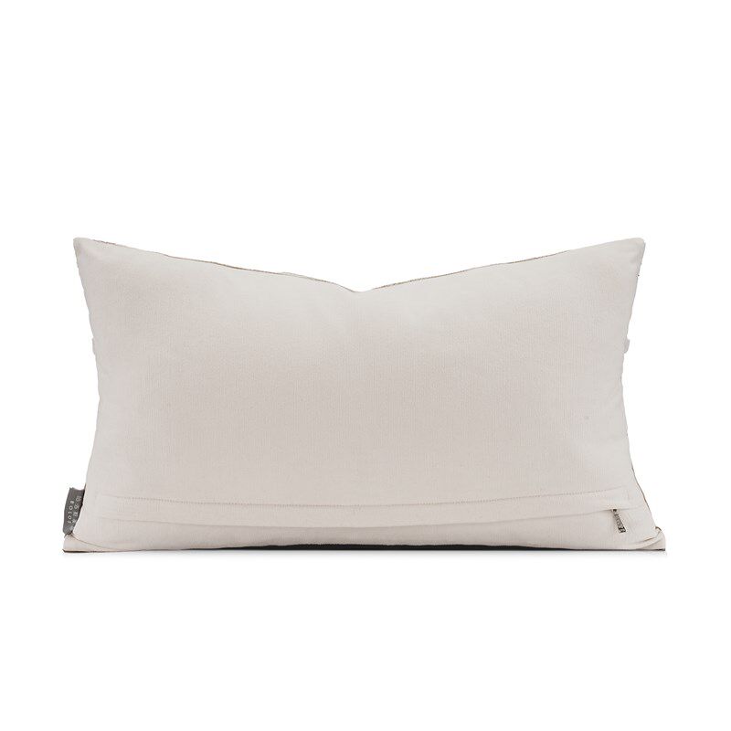 柏洛斯家居侘寂风杏色拼接流苏腰枕靠背垫沙发客厅长抱枕床头靠垫,居家布艺,腰靠垫,淘宝优惠券,粉丝福利购,淘宝优惠卷