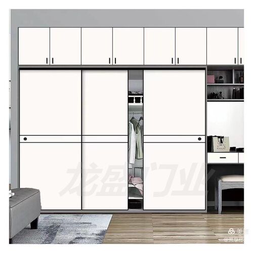 推拉门厂家铝合金推拉门环保滑移柜门