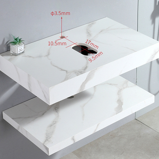 纽耐思层岩板台面浴室柜洗脸盆柜洗漱台洗手盆柜定制