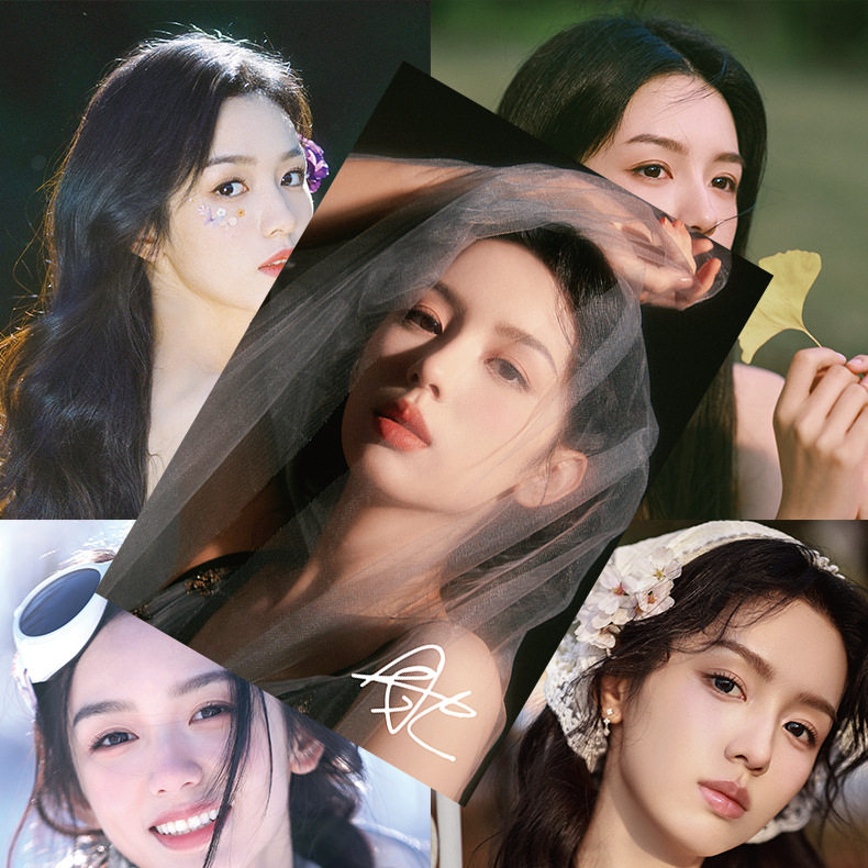 周也海报 1套8张高清铜版纸签名写真宿舍墙贴纸装饰壁画 420*285,模玩/动漫/周边/娃圈三坑/桌游,海报/色纸,淘宝优惠券,粉丝福利购,淘宝优惠卷