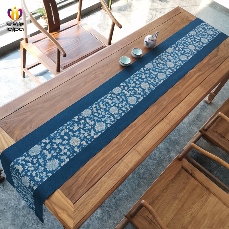 中式禅意茶席防水民族风日式茶A几垫布新中式茶桌布茶具茶旗桌旗