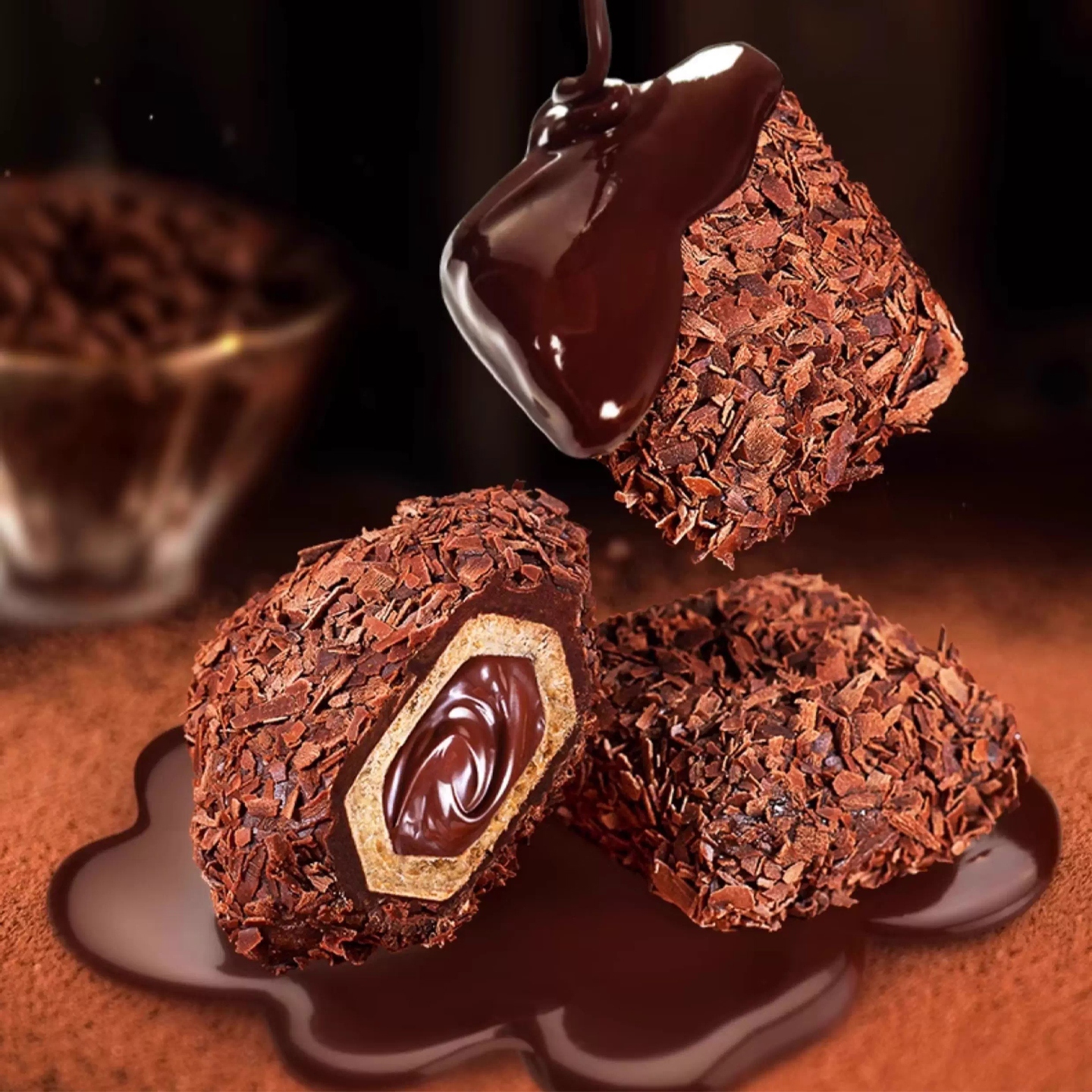 卜珂黑森林巧克力威化饼干