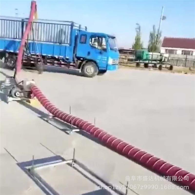 软管螺旋式上料机双头粮食输送机抽粮机粉末环保远距离输送蛟龙