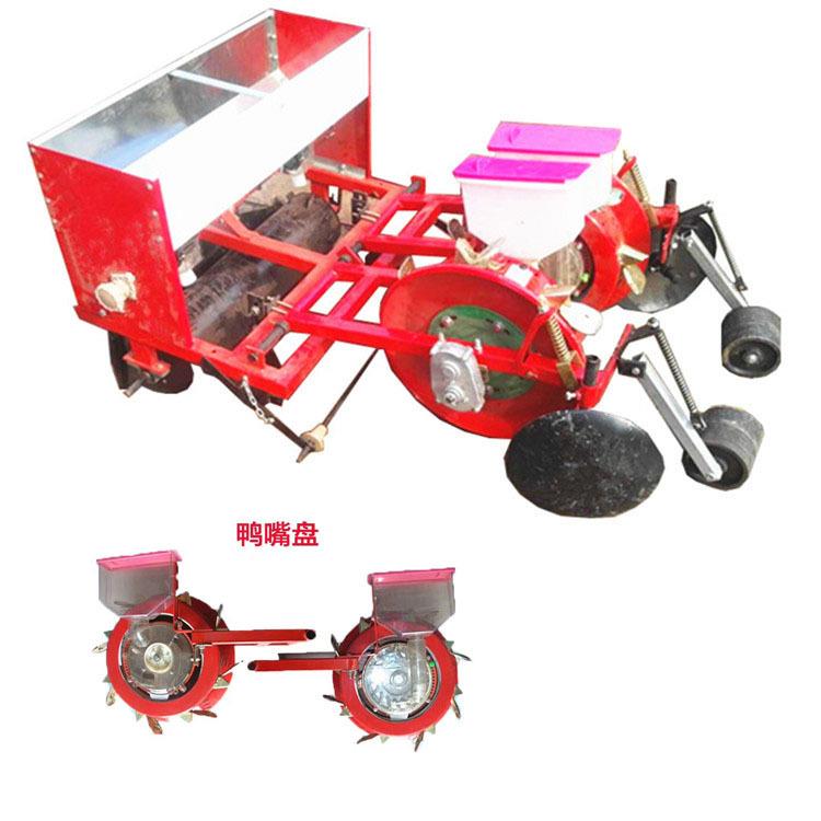 玉米大豆膜上播种机换盘可播花生谷物油葵四轮拖拉机带铺膜精播机