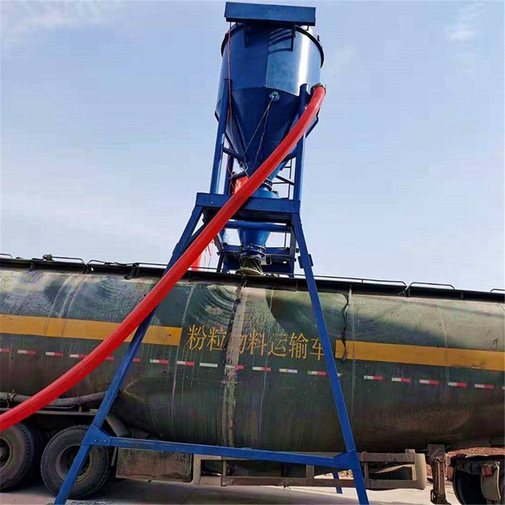 粉煤灰集装箱卸灰气力吸料机自吸式粉煤灰装车气力输送机