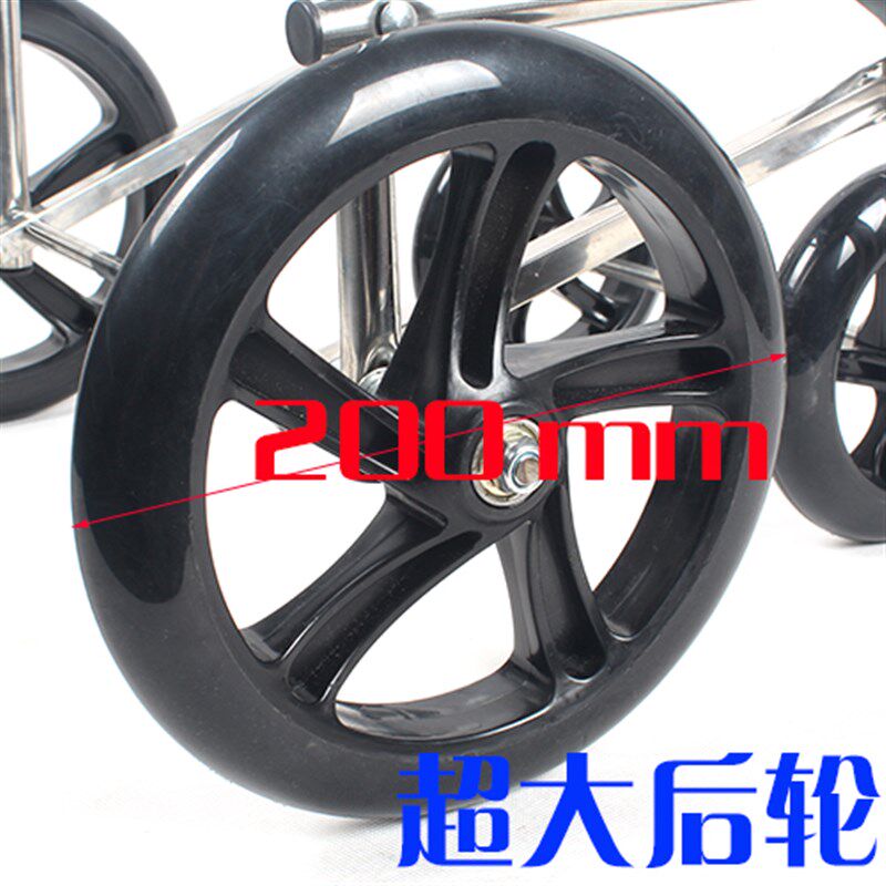 9新款家用购物拖车大轮四轮推车便携布袋车行李车,收纳整理,便携购物车,淘宝优惠券,粉丝福利购,淘宝优惠卷