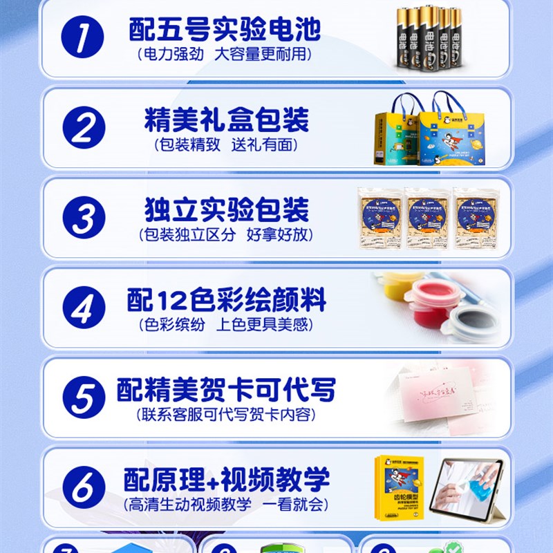 科学小实验装小学生手工发电机儿童飞机趣味科技制作发明diy