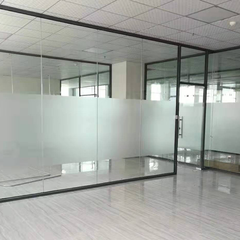 自粘办公室隔断磨砂玻璃贴纸家用透光纯色卫生间防窥移门窗户贴膜