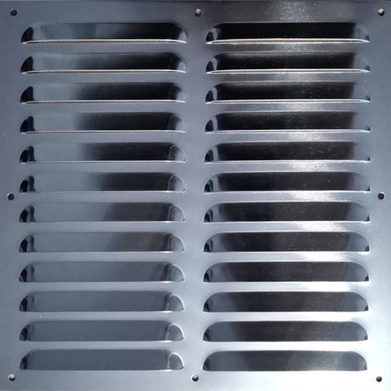 不锈钢百叶窗通风口外墙防雨风罩排风口房车厕所散热格栅冲孔盖板