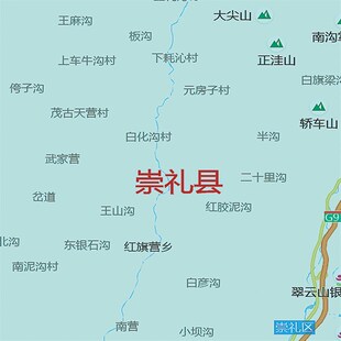 新款张家口市地图图办公室挂图防水墙超大装饰画