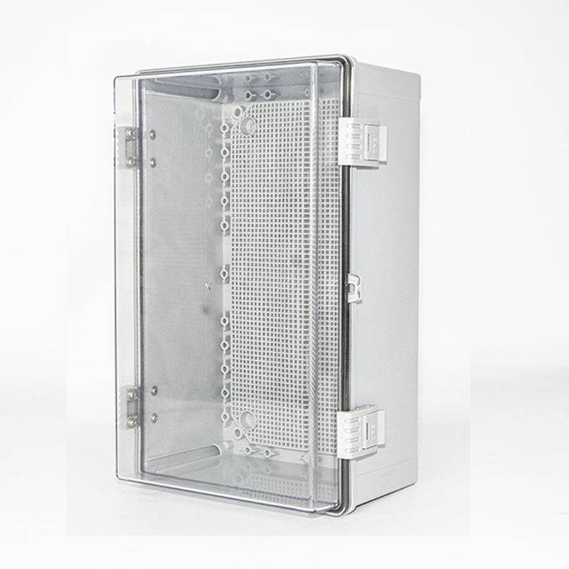 B塑料合页搭扣防水箱工程带锁配电箱密封防水盒工业防雨电表箱