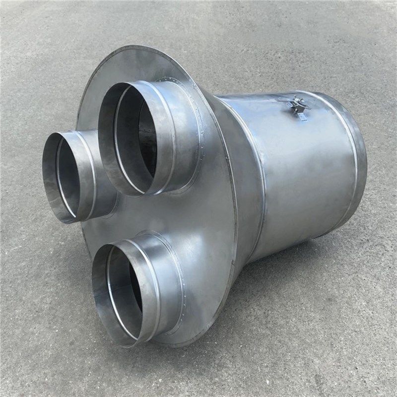 镀锌白铁除尘螺旋管连接接头的 工业废气风管工程吸头分流器,基础建材,风管,淘宝优惠券,粉丝福利购,淘宝优惠卷