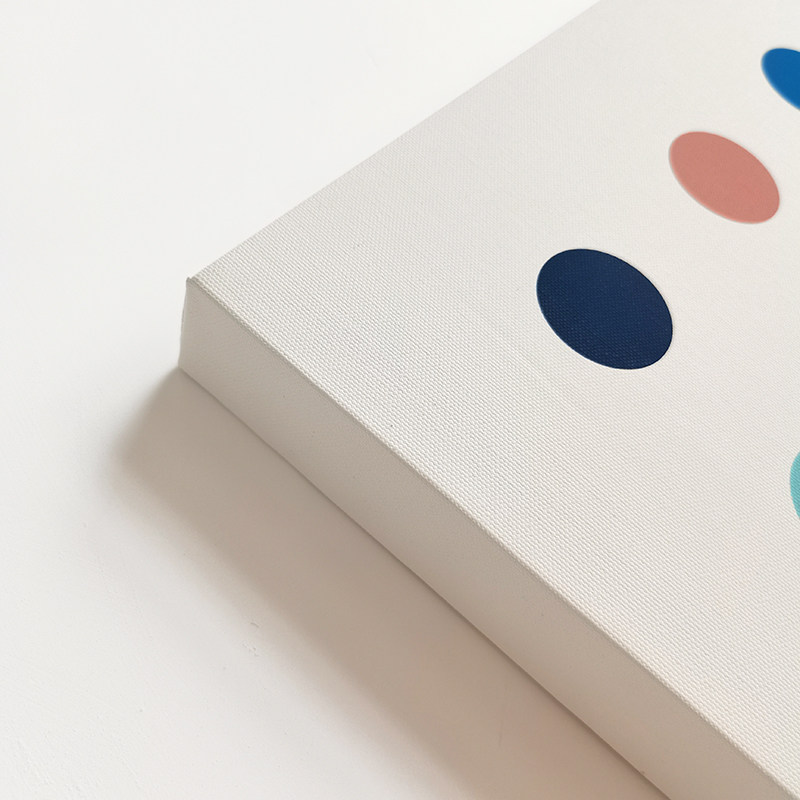 极简装饰画彩色圆点现代抽象波普艺术儿童房客厅卧室挂画沙发壁画