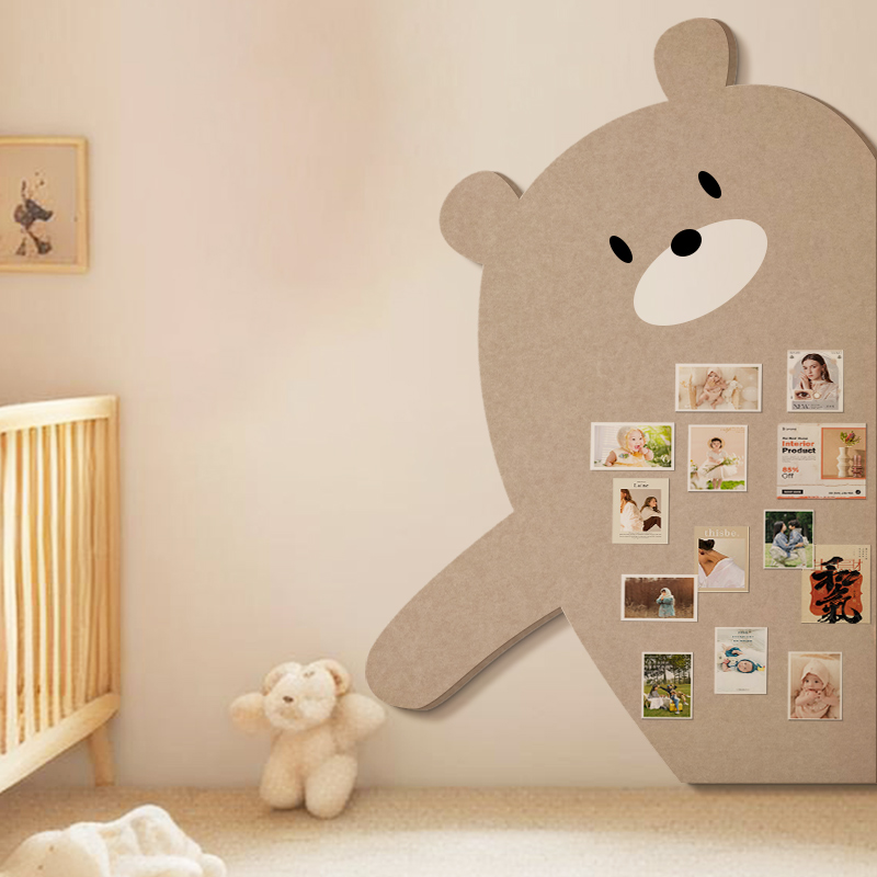 定制毛毡板展示墙照片墙背景板相片墙相册墙免打孔高级感客厅墙面