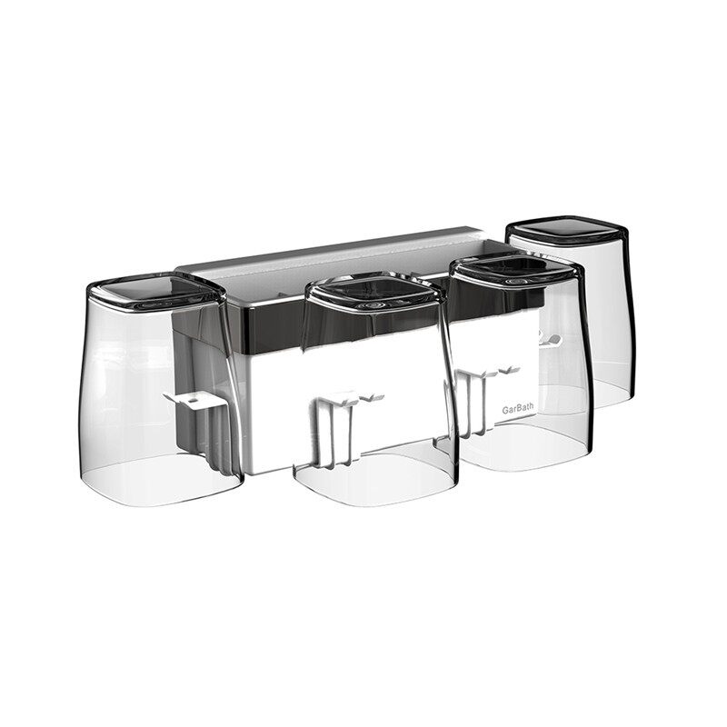 嘉宝牙刷吸壁式牙牙具座免打刷牙杯架漱口杯装