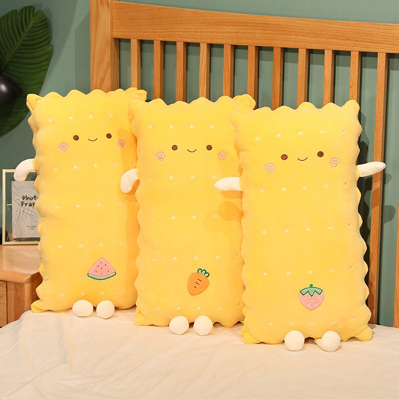 卧室床上长条饼干抱枕女生睡觉夹腿男生款长方形侧睡宿舍靠枕