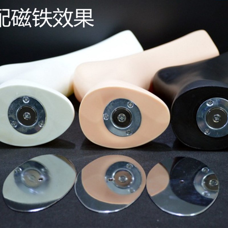 新款创意抽象脚模无缝黑色白色肤色男袜模磁铁脚模棉袜防臭袜脚模