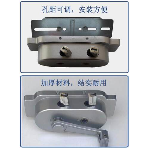 升降晾衣架手摇器升降晒衣架摇手摇杆通用免打两距调