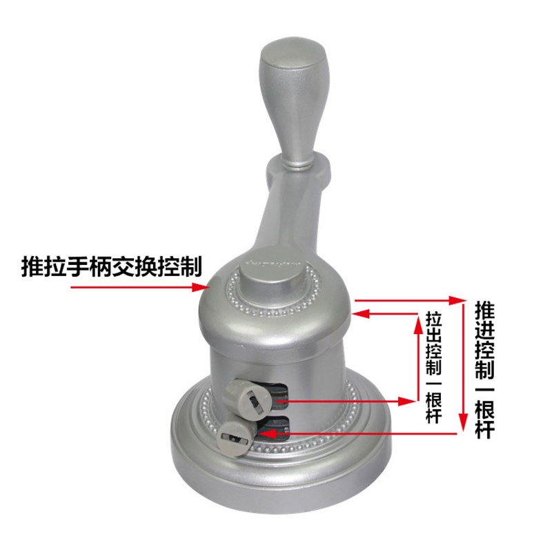 恋晴手摇器维修升降晾衣架升降器通用杆晒衣架手摇器铝摇把