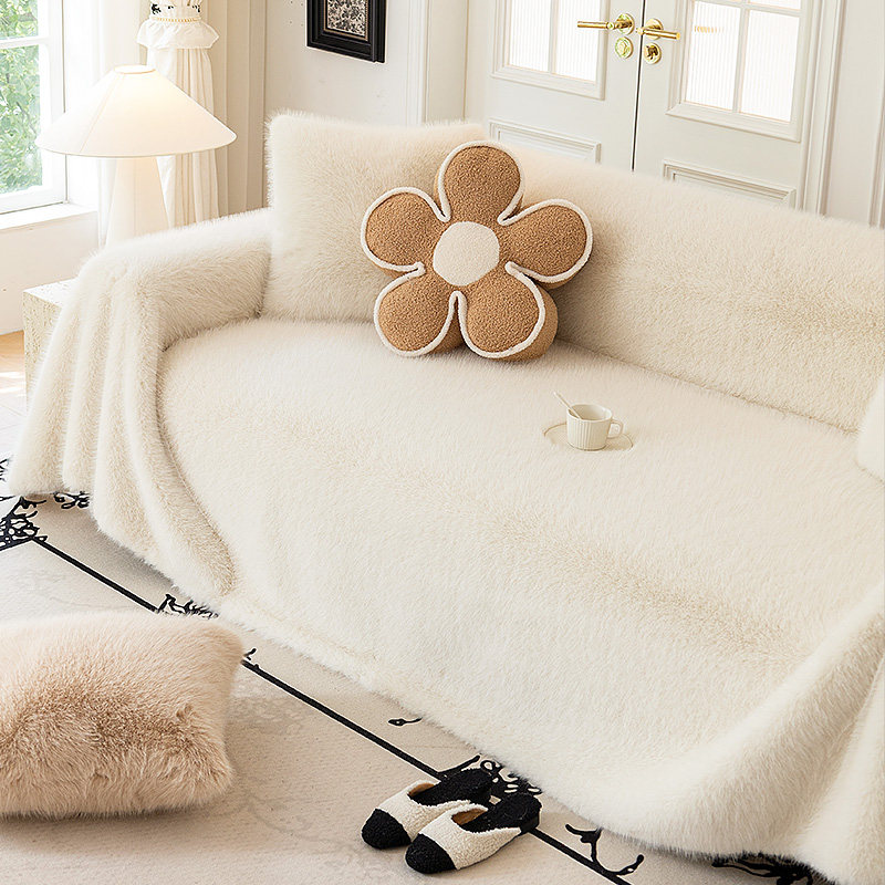 水貂绒沙发盖布加厚毛绒全盖盖巾新款沙发垫秋冬款罩座垫毯,居家布艺,沙发套,淘宝优惠券,粉丝福利购,淘宝优惠卷