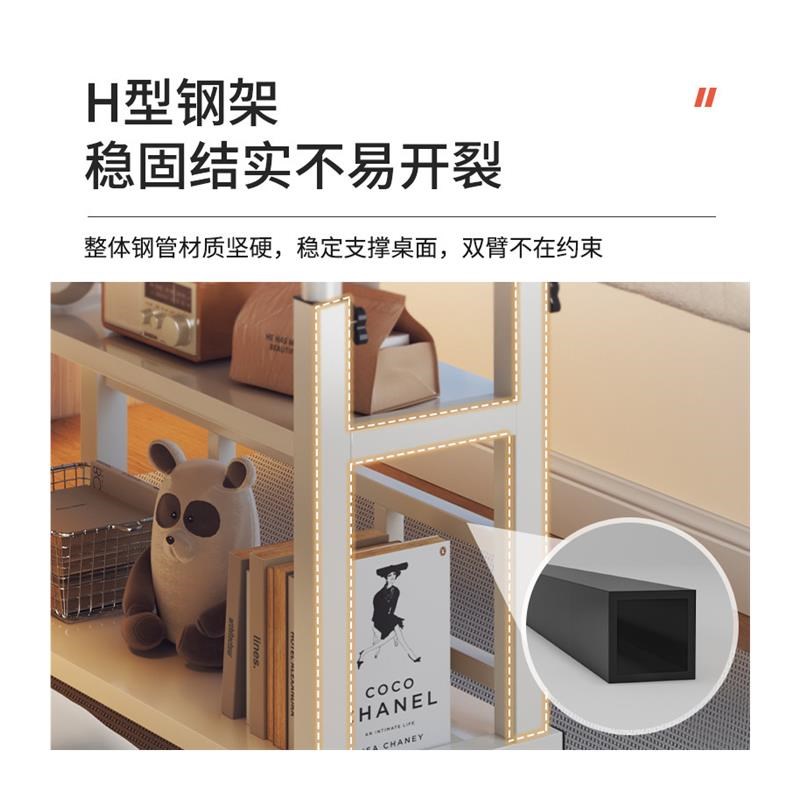 床边桌可移动升降电脑桌简约简易学生书桌卧室宿舍家用学习小桌子