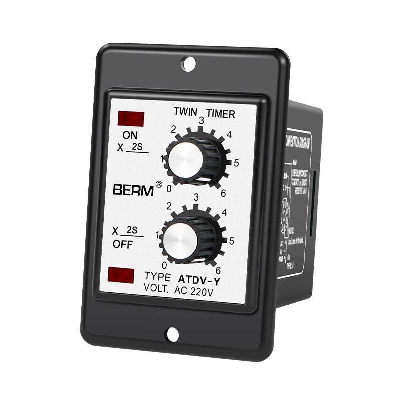 双循环时间继电器6S 12S 60M往复循环延时控制器ATDV-Y计时器220V