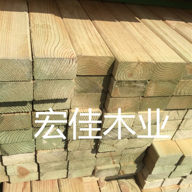 防腐木碳化木木楞龙骨炭化木方花箱撑网格边防腐方实木黑色方收边