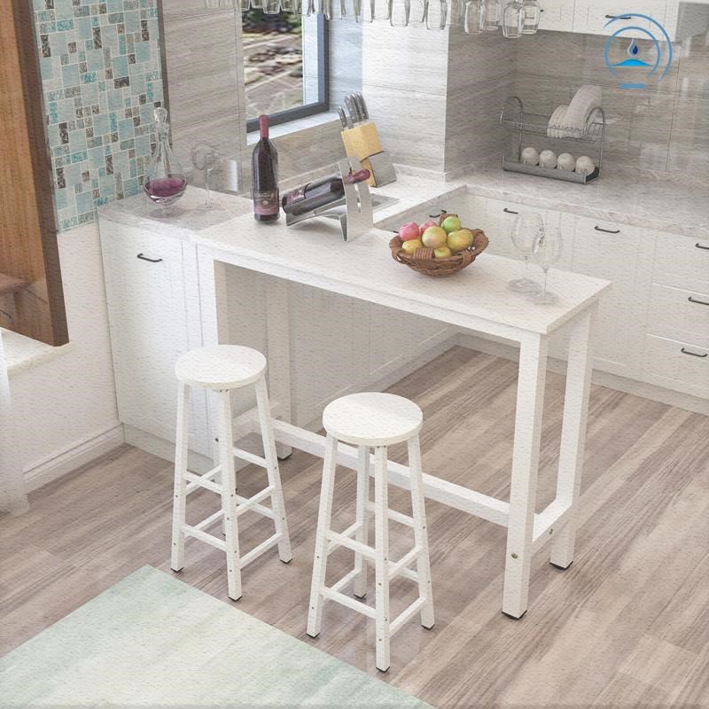 靠墙吧台桌家用靠窗阳台吧台长方形餐桌高脚桌椅长条桌窄桌子