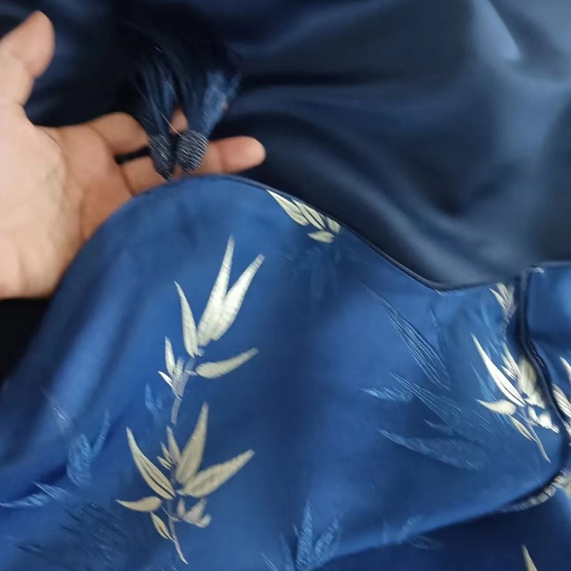 古筝防尘罩加厚古筝盖布竹叶织锦古筝防尘盖布CM通用古筝罩子