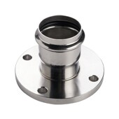 壁水管卡压式 直接食品级卡压管件燃气给水 管件法兰式