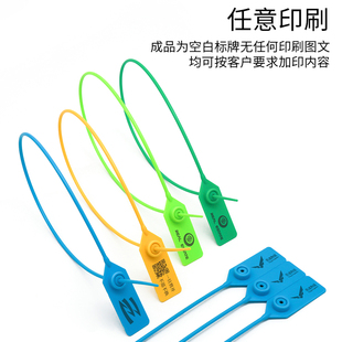 一次性塑料封条苗木园林标记吊牌标牌扎带物流捆绑封签集装箱锁扣