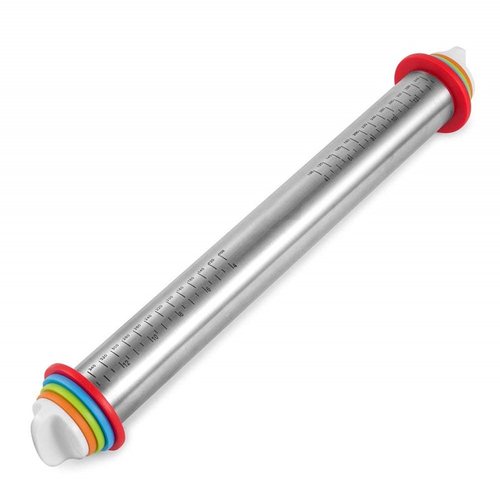 寸调型擀面杖带刻度调节厚度擀面棍烘焙面粉压面棍