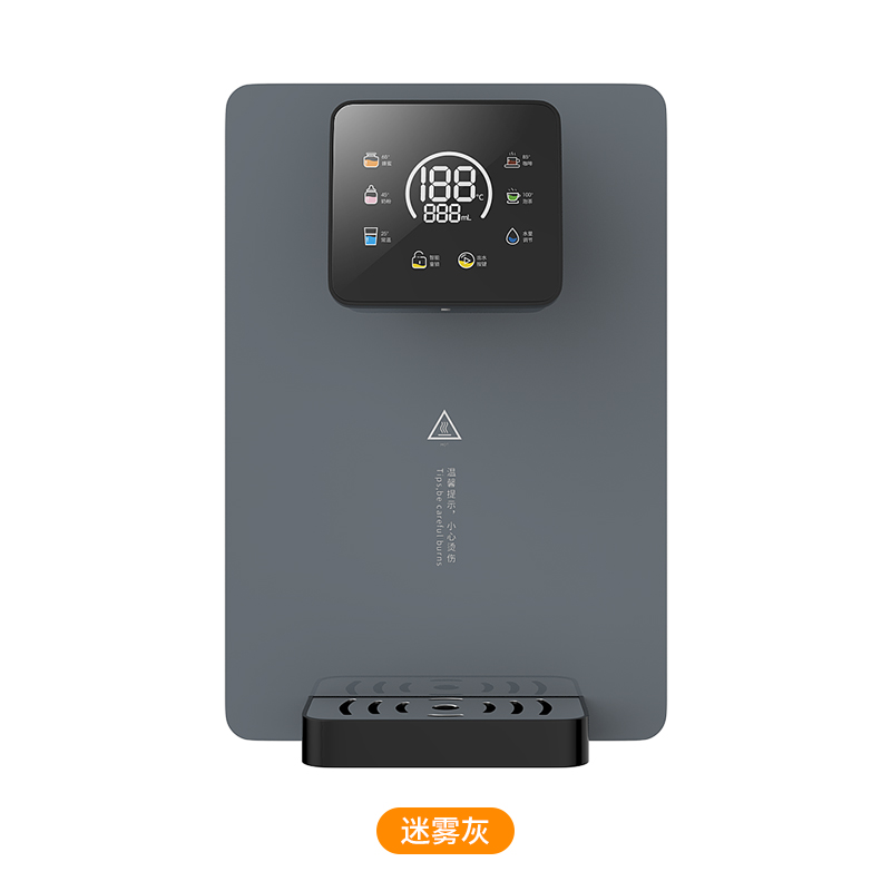 希库 家用桶装水抽水器即热式饮水机 壁挂式智能速热抽水泵管线机