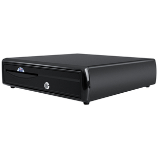 爱宝钱箱五格三档收款箱通用抽屉式收银箱收银台收钱箱收银收款机