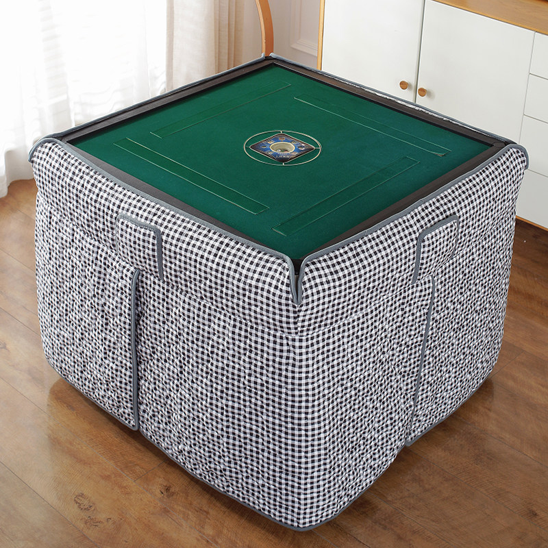 麻将机烤火罩烤火桌罩冬季加厚取暖器保暖围布电烤桌布罩套正方形