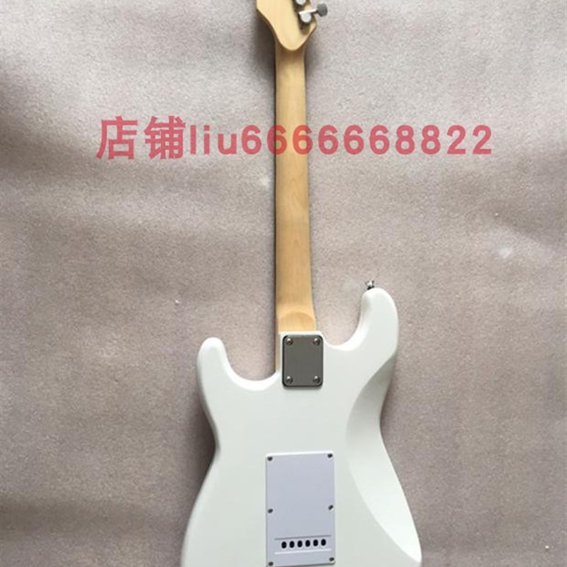 新款电吉他T装/电吉他/白色/可以/新款音响效果器一体