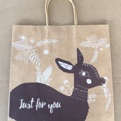 小鹿 能吃能喝 牛皮纸袋促销 处理捡漏