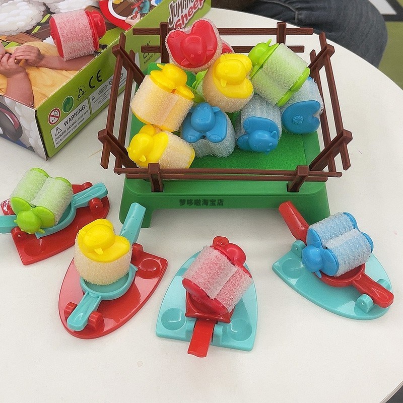 弹小羊儿童益智桌游锻炼手眼协调专注力游戏亲子互动多人对战