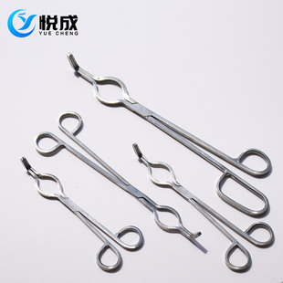 方形马弗炉钳子 高温电炉夹子 坩埚钳2555M 实验室用瓷坩埚夹子