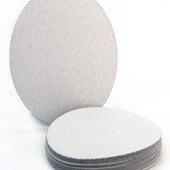 金牛圆形干磨植绒片打磨片超细漆面腻子抛光白沙纸