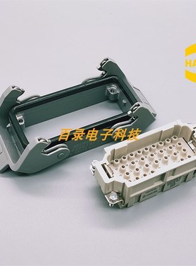 HRTING重载连接器 2针1公芯底座 热流道接线盒 09201